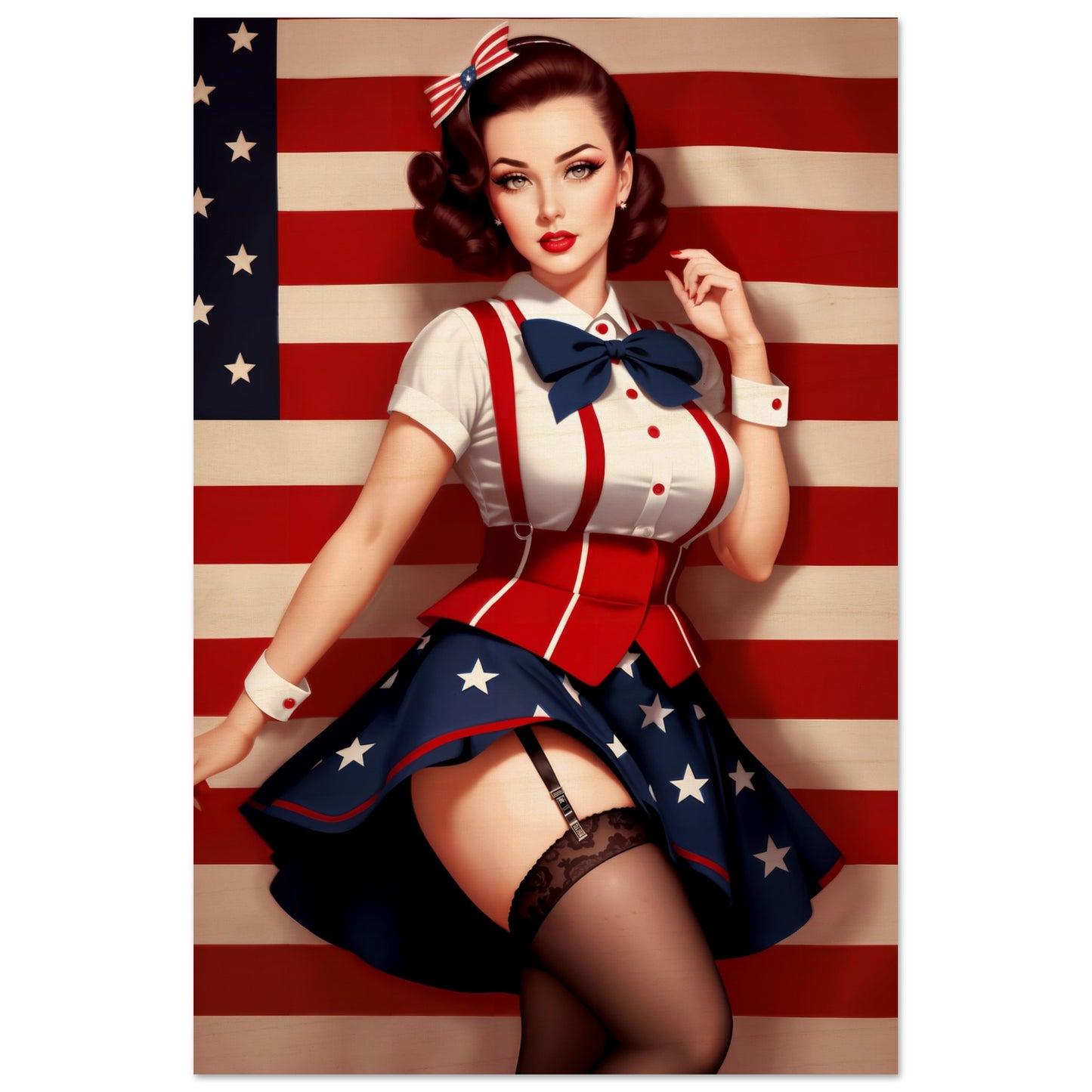 The Daily Pinup #102 - Happy 4th Of July Wall Art