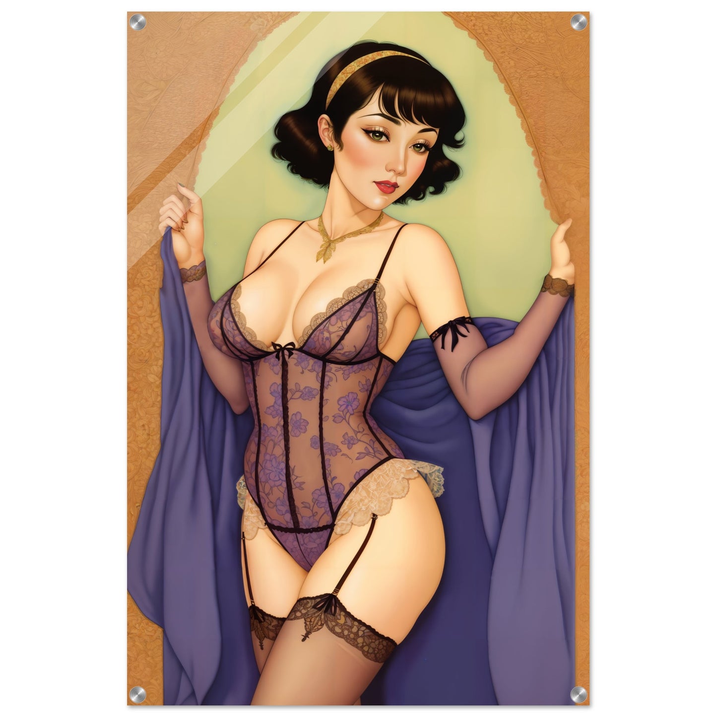 Daily Pinup #89 - Floral Lace Wall Art