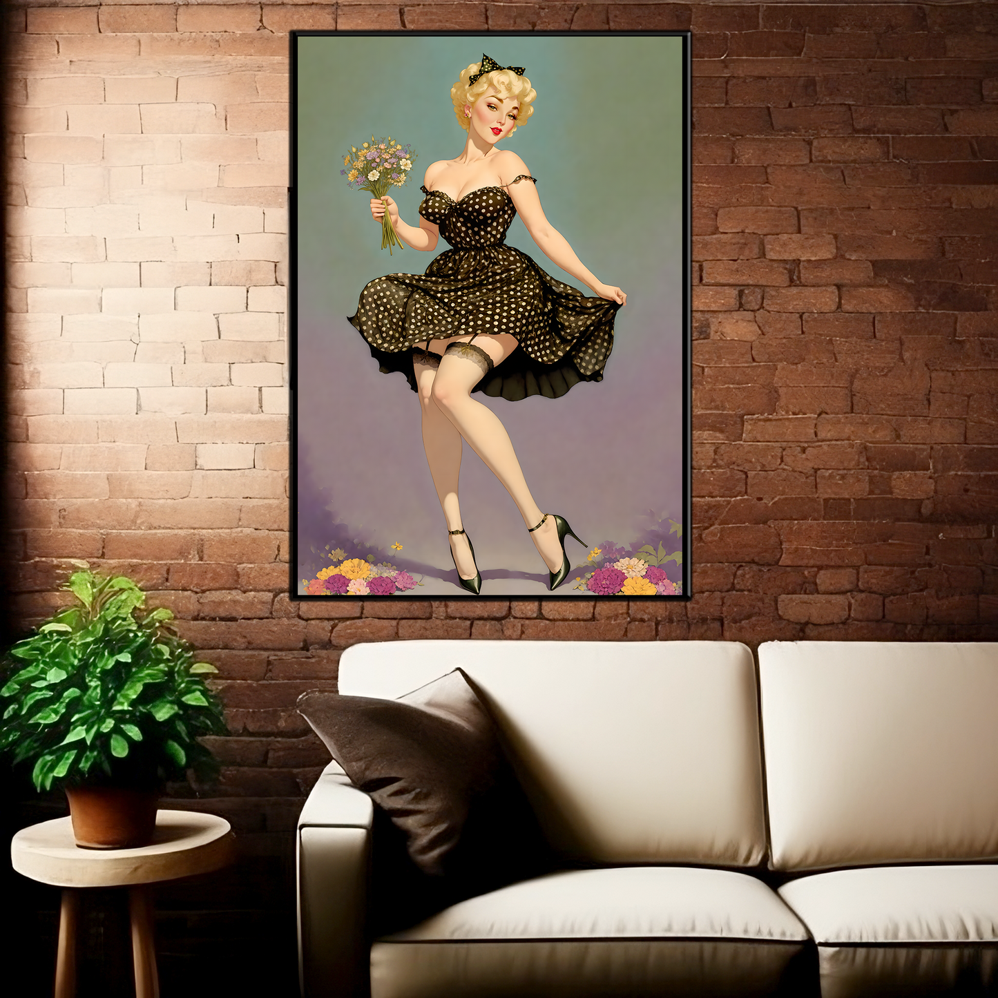 Daily Pinup #74 - Delighted Wall Art