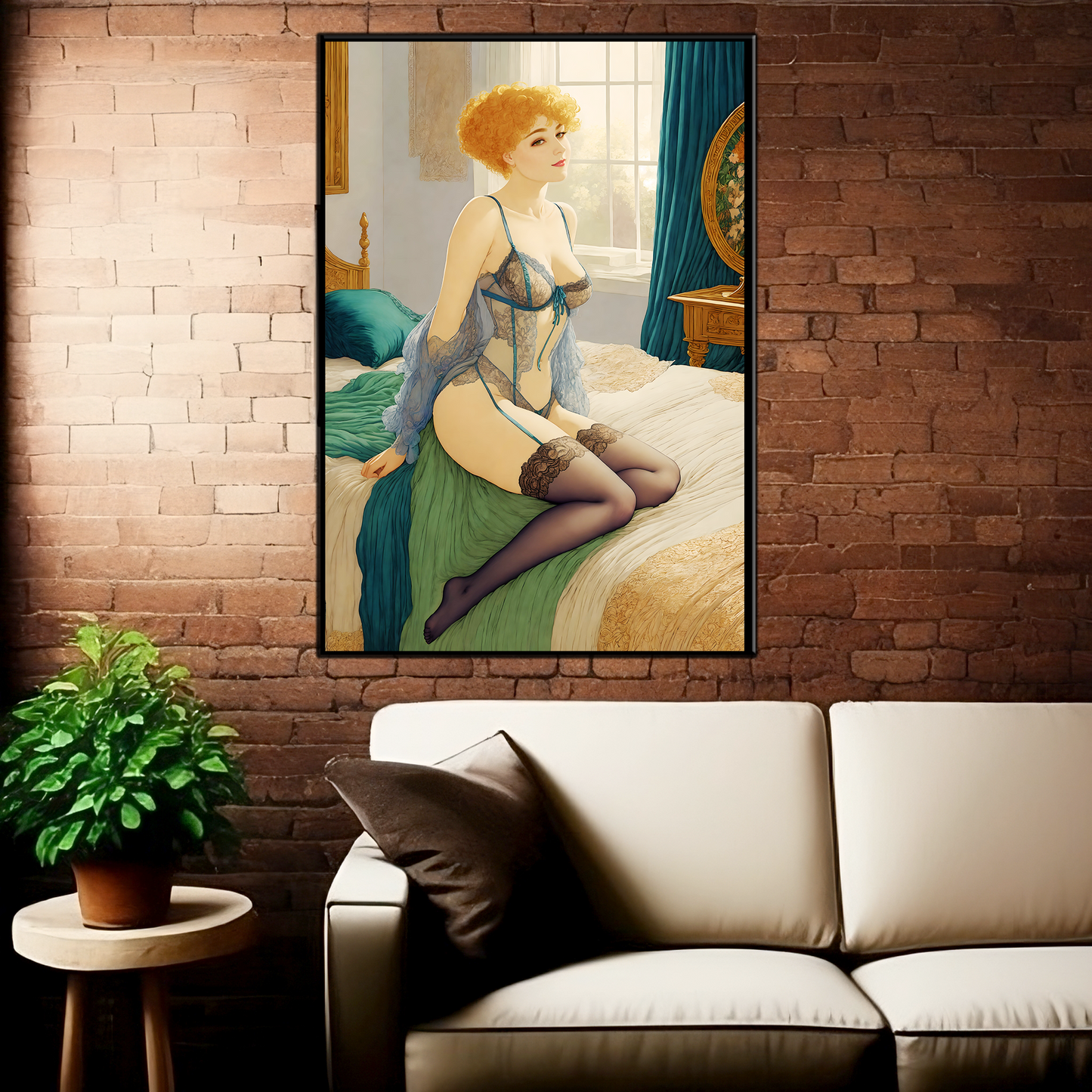Daily Pinup #76 - Old Fashioned Beauty Wall Art