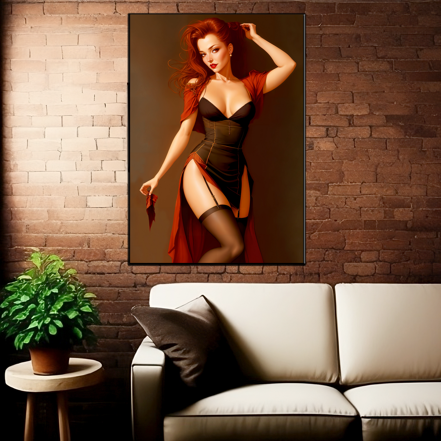 The Daily Pinup #95 - Red Wall Art