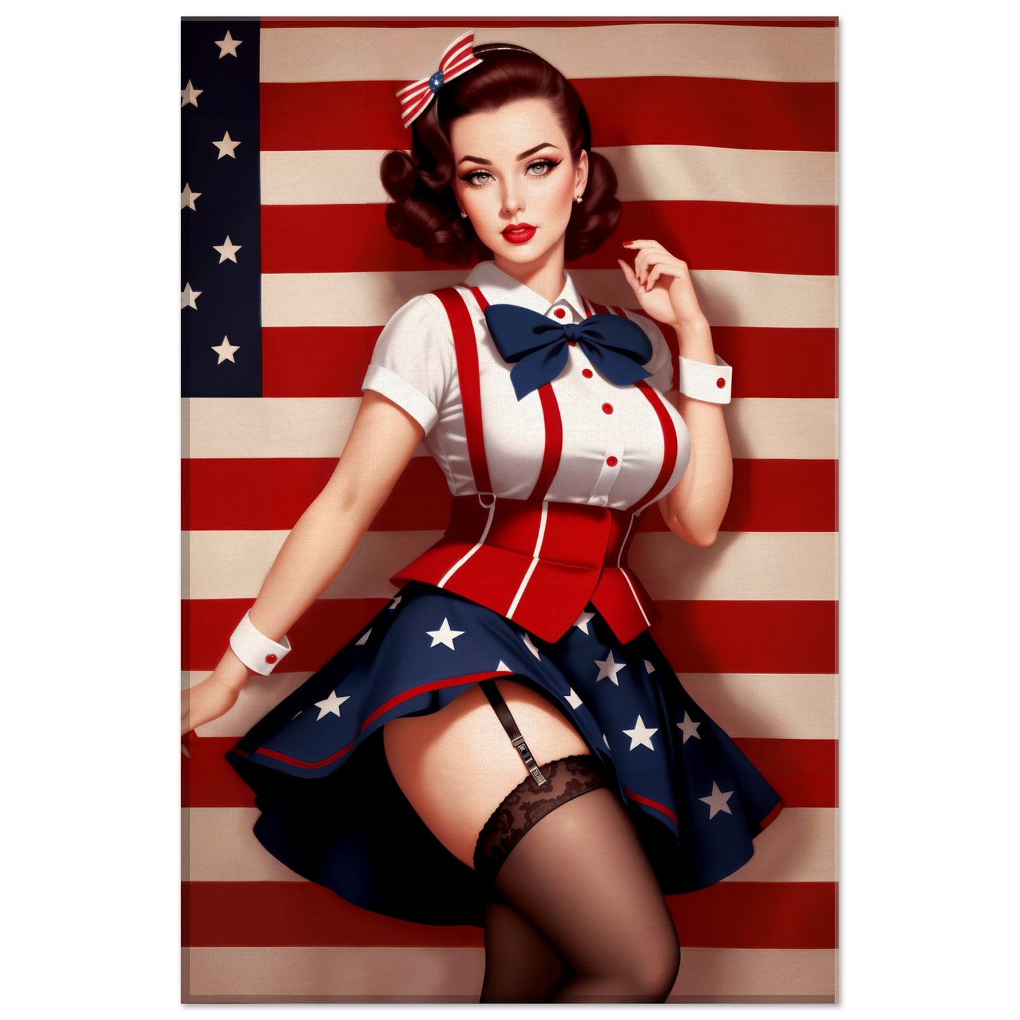 The Daily Pinup #102 - Happy 4th Of July Wall Art