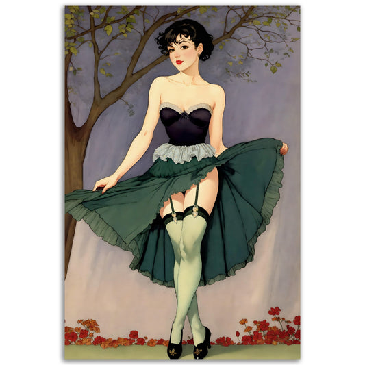 Daily Pinup #61 - Simpler Times Wall Art