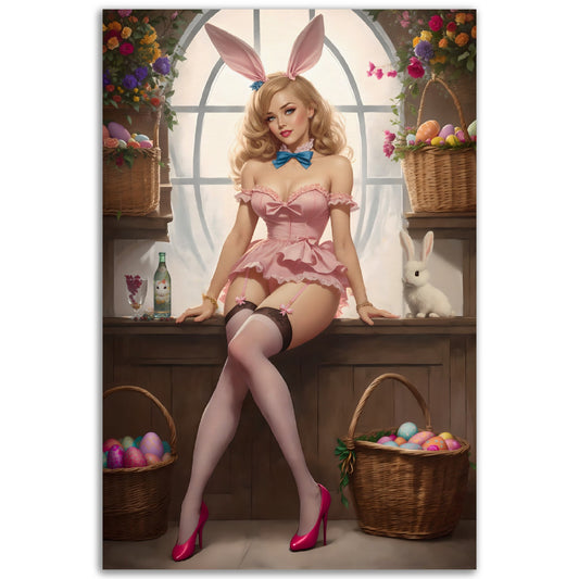 Daily Pinup #39 - The Real Easter Bunny Wall Art