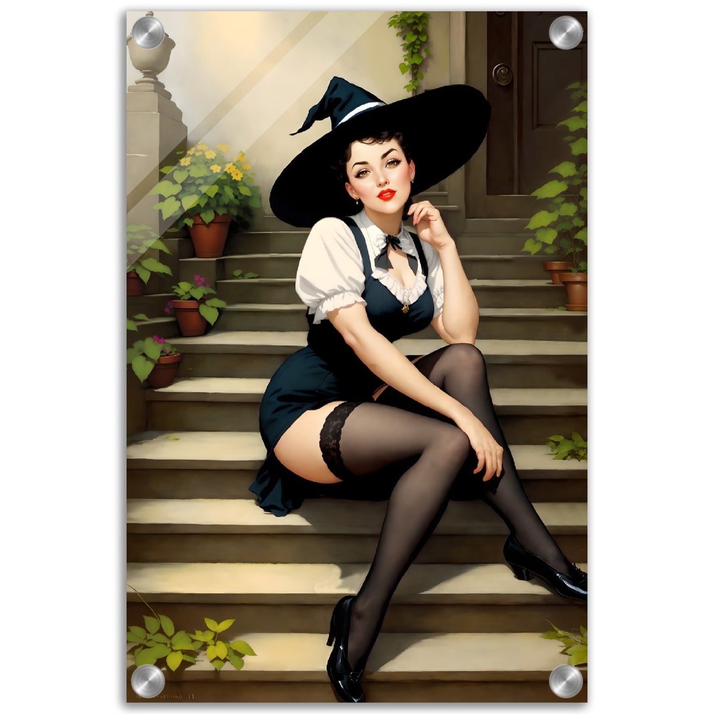Daily Pinup #35 - Witch at Your Door Step Wall Art
