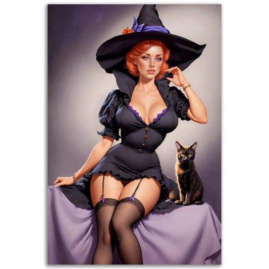 Daily Pinup #25 - The Witch's Familiar Wall Art