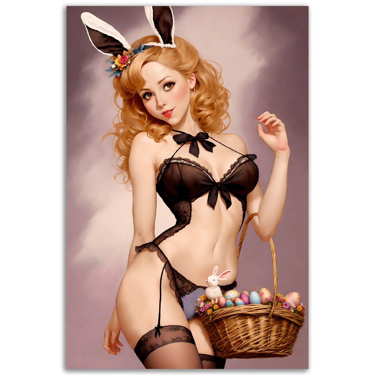 Daily Pinup #38 - Easter Bunny Wall Art