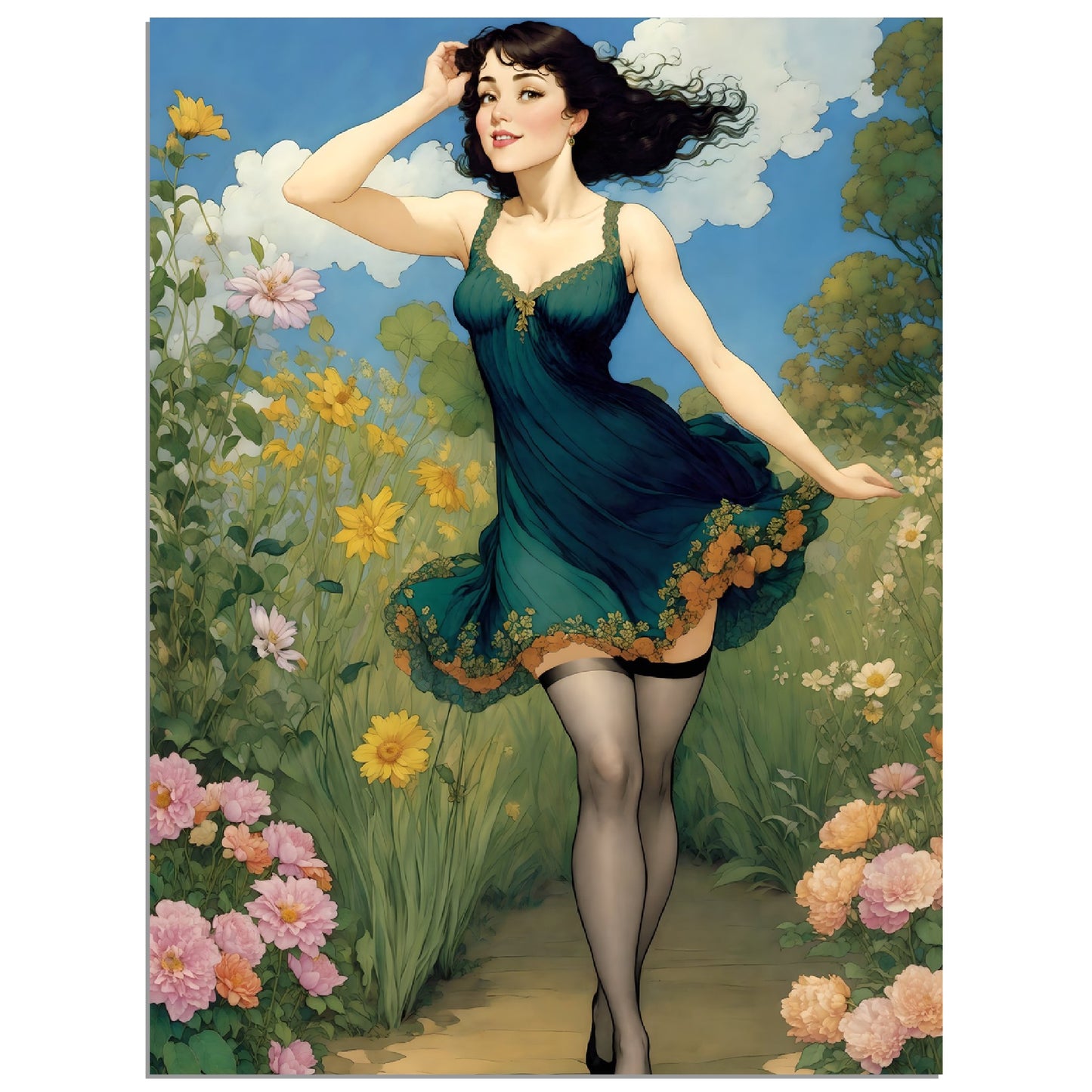 Daily Pinup #75 - Spring Breeze Wall Art